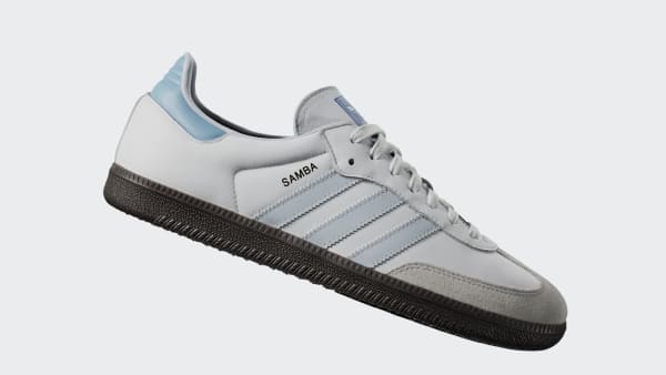 Adidas Samba White Halo Blue