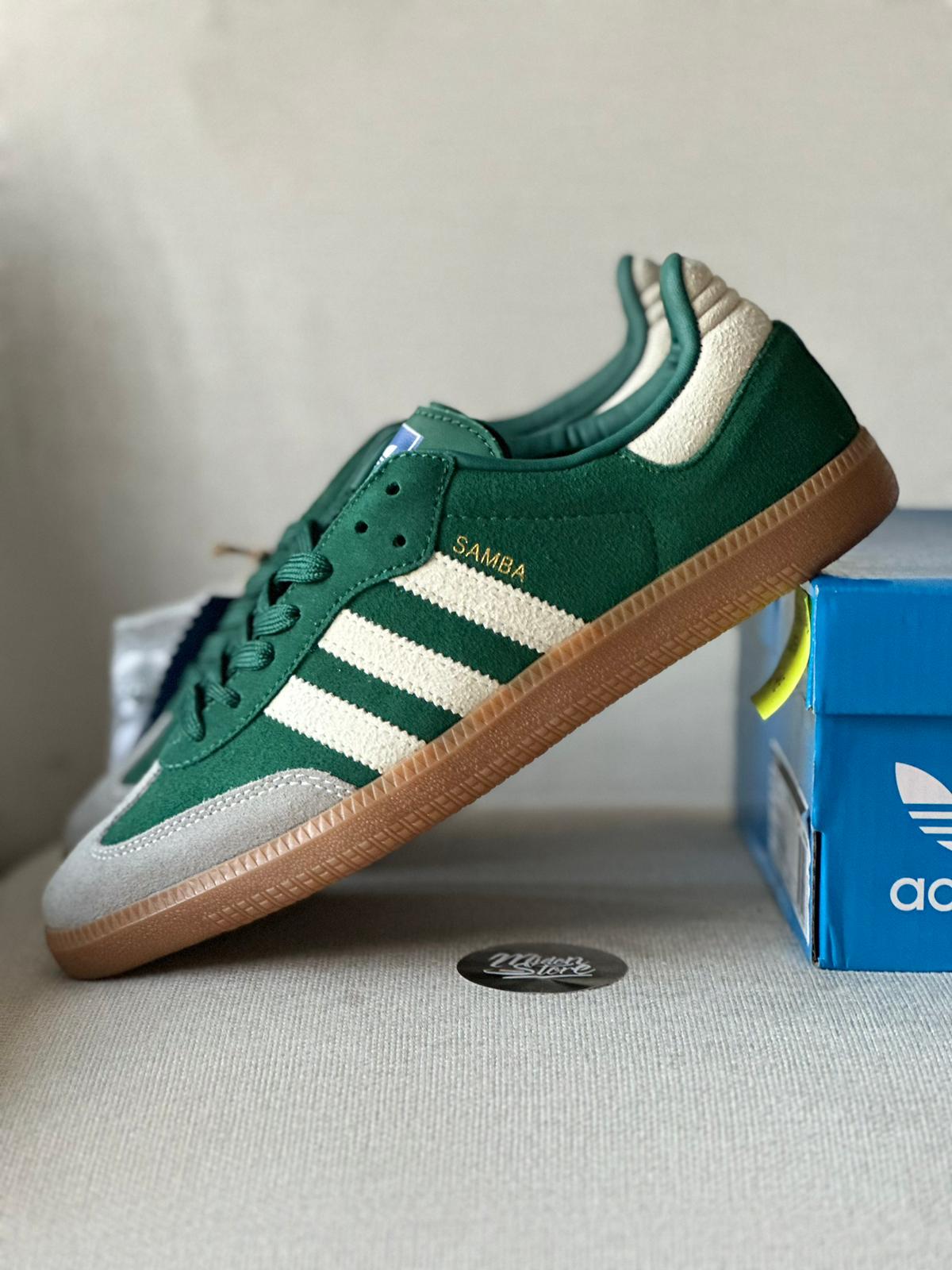 Adidas Samba 'Collegiate Green Gum Grey Toe' (Pronta Entrega)