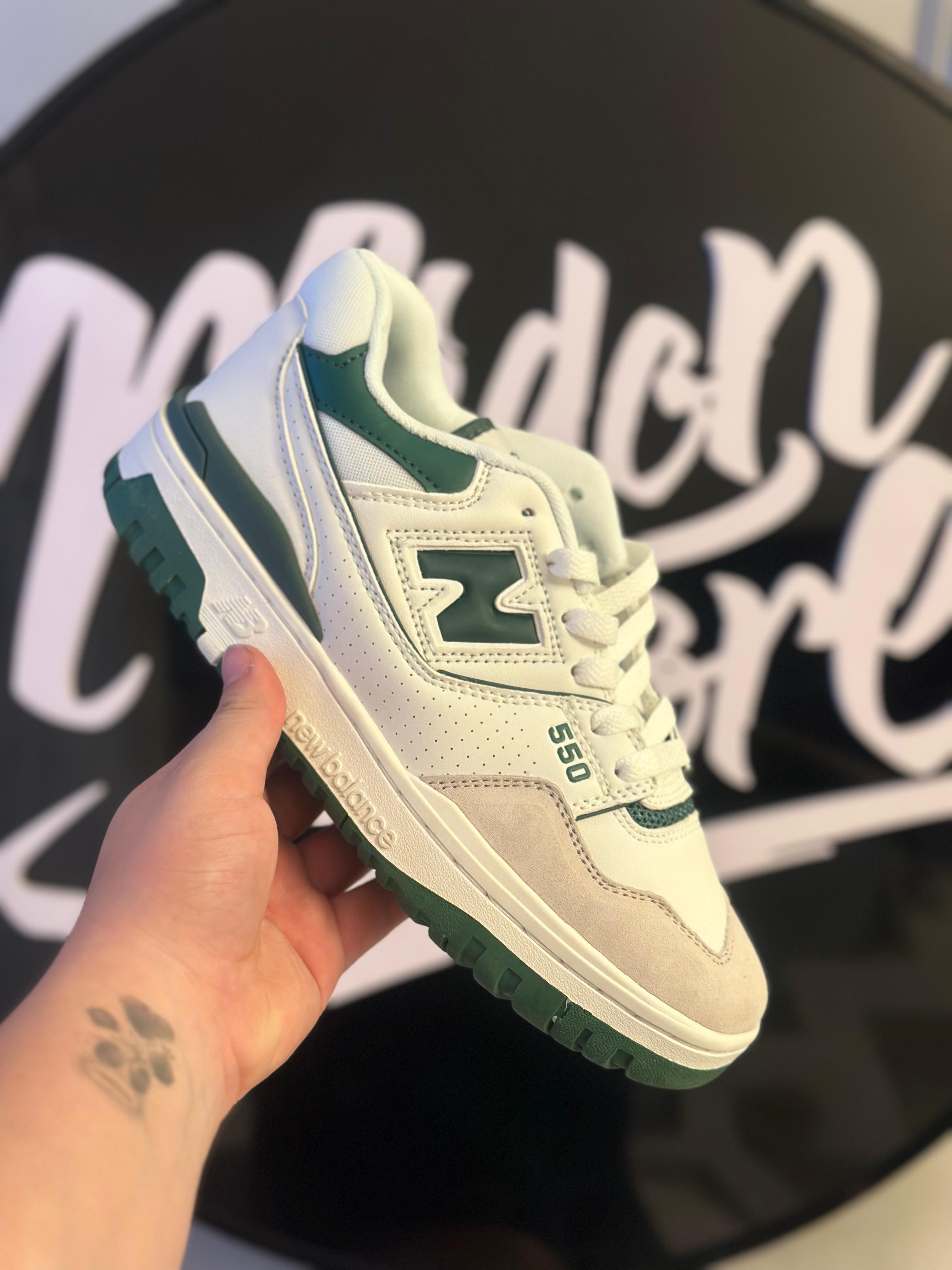 New Balance 550 "White Green" (Pronta Entrega)