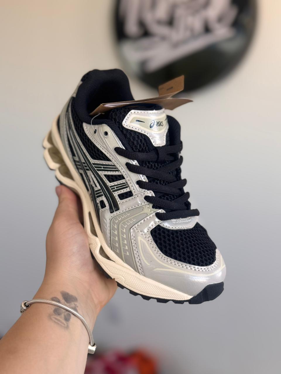 Asics Gel-Kayano 14 "Black Seal Grey" (Pronta entrega, 35)