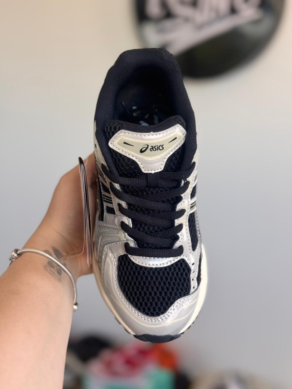 Asics Gel-Kayano 14 "Black Seal Grey" (Pronta entrega, 35)