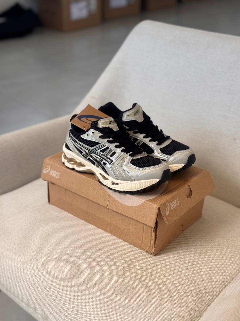 Asics Gel-Kayano 14 "Black Seal Grey" (Pronta entrega, 35)