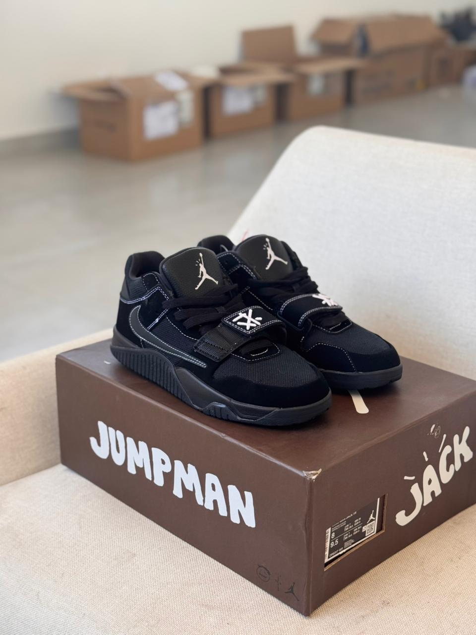 Travis Scott x Air Jordan Jumpman Jack TR Black (Pronta entrega, 39.5)
