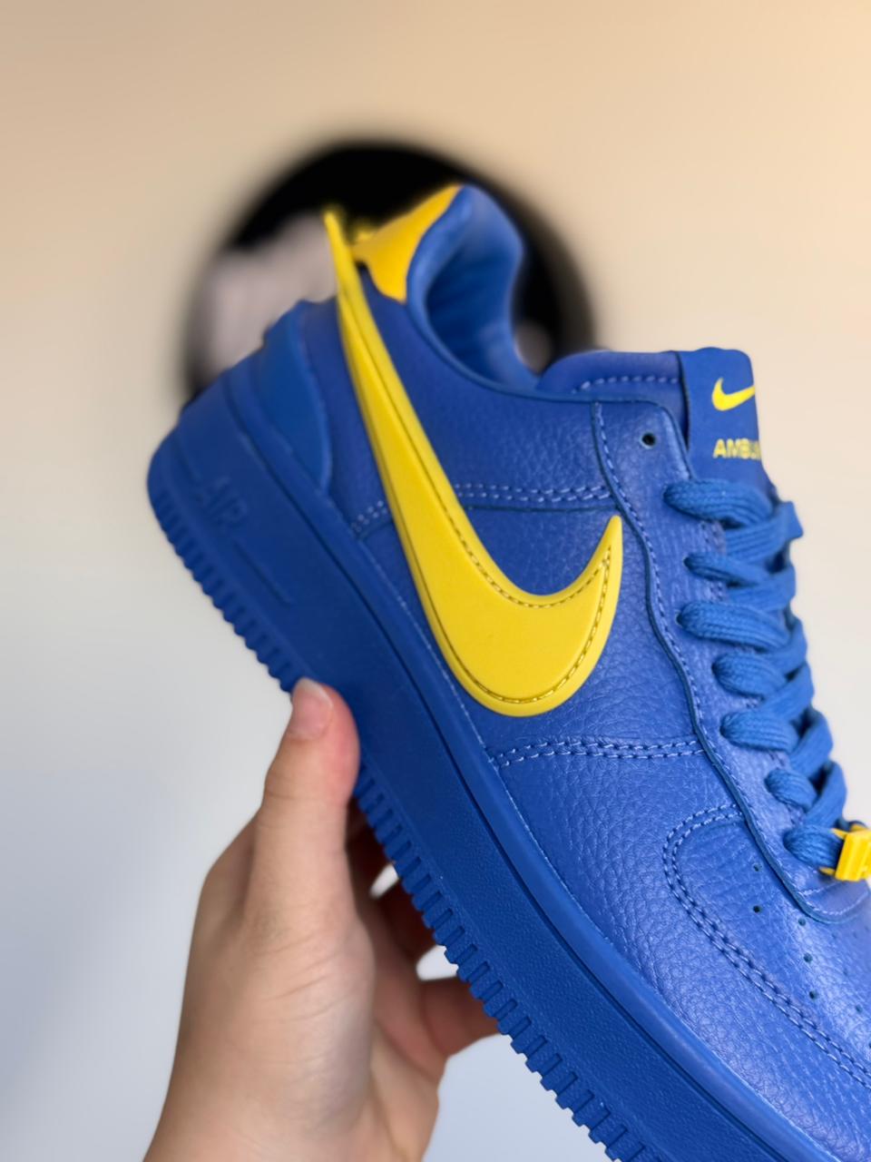 Air Force 1 x AMBUSH "Blue/Yellow" (Pronta entrega, 37.5)
