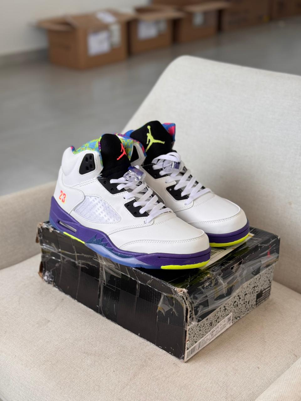 Nike Air Jordan 5 Retro "Alternate Bel-Air"(GS) (Pronta entrega, 43)