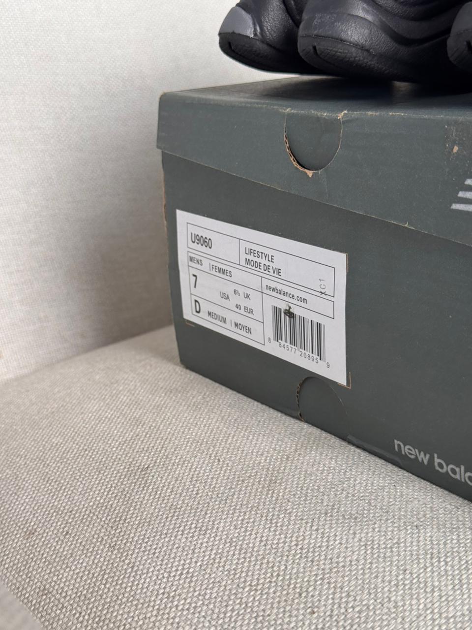 New Balance 9060 "Black Cement" (Pronta entrega, 38)