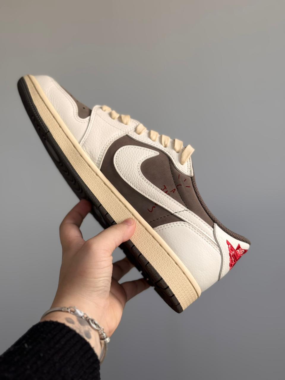 Nike Air Jordan 1 Low x Travis Scott "Reverse Mocha" (Pronta entrega, 42)