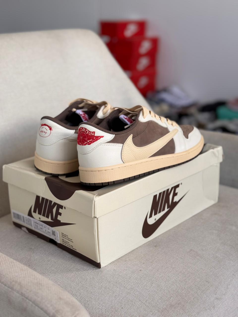 Nike Air Jordan 1 Low x Travis Scott "Reverse Mocha" (Pronta entrega, 42)