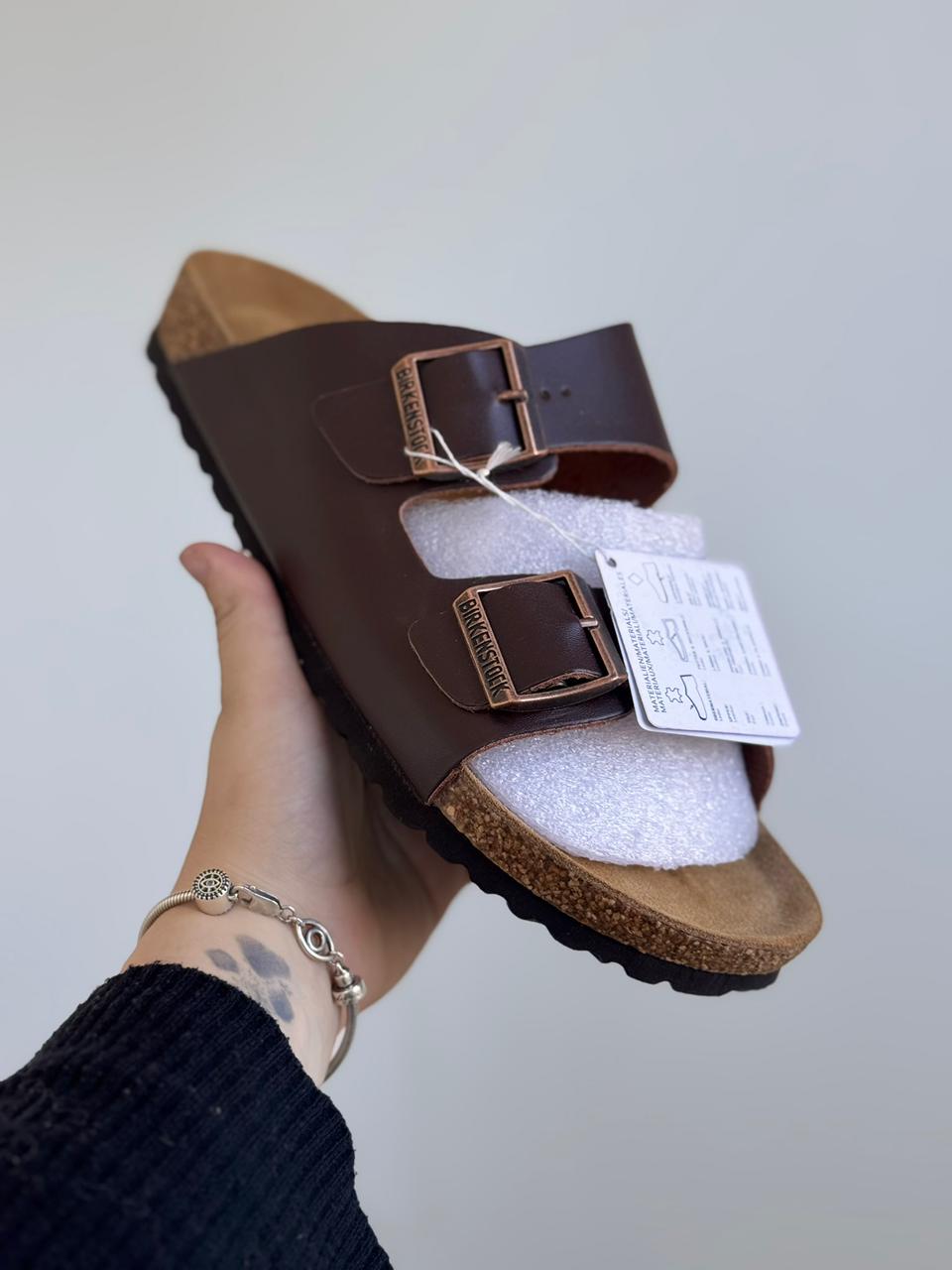 Birkenstock Arizona Natural Leather Oiled - Habana (41, Pronta Entrega)