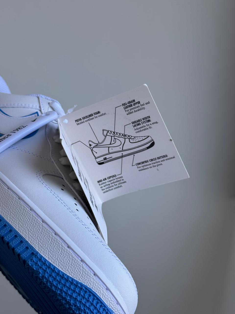 Nike Air Force 1 Low White University Blue (41, Pronta Entrega)
