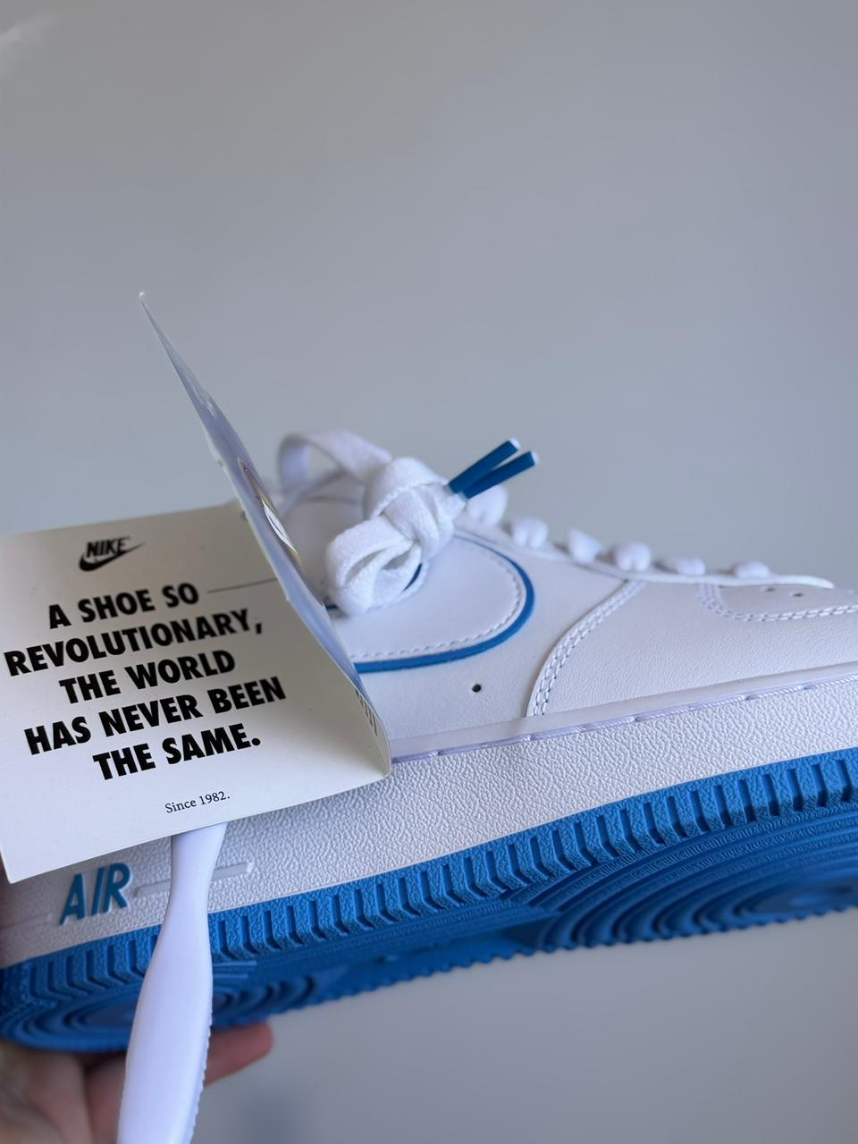 Nike Air Force 1 Low White University Blue (41, Pronta Entrega)
