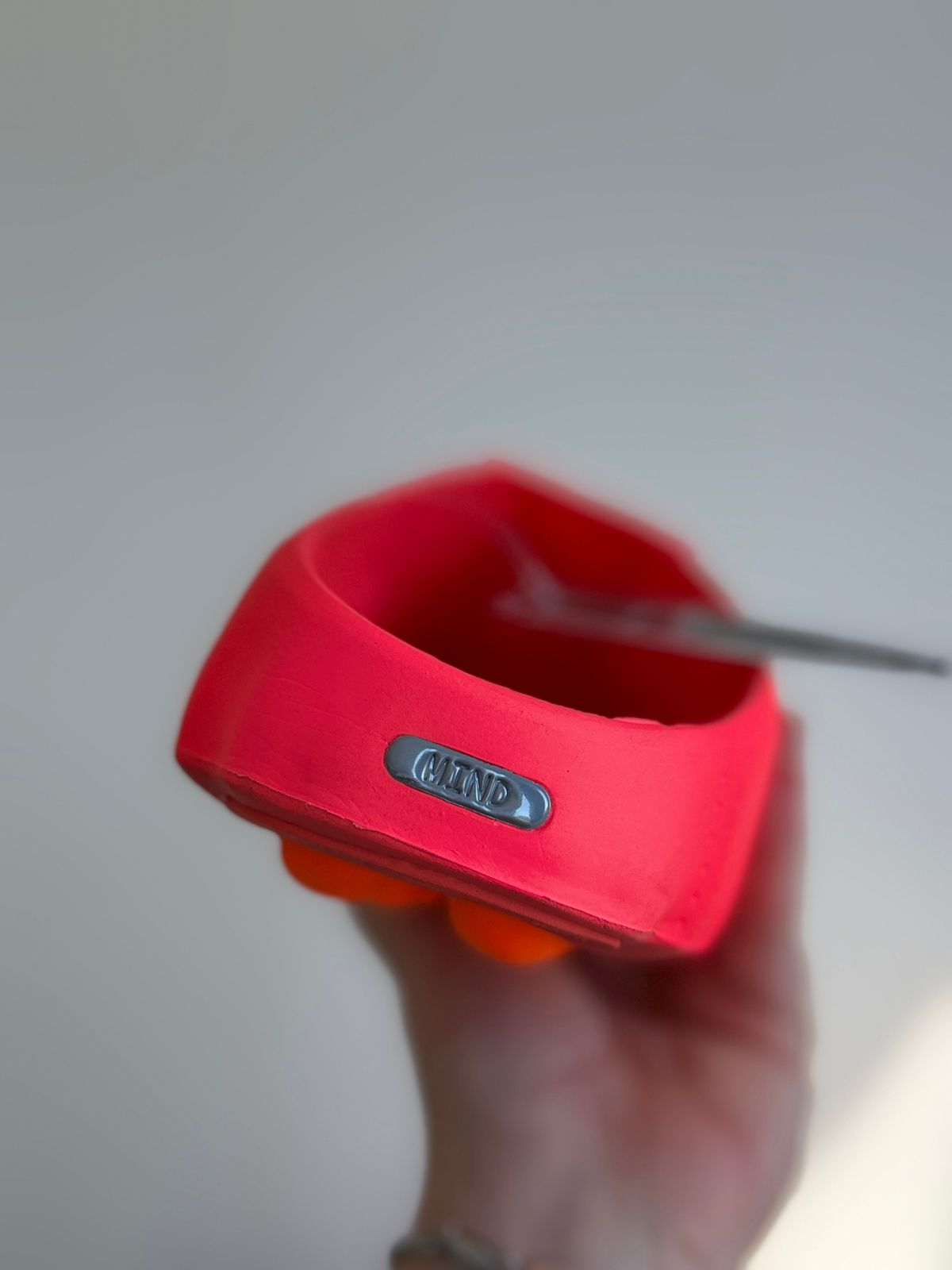 Nike Mind 001 Slide "Solar Red" (42.5, Pronta Entrega)