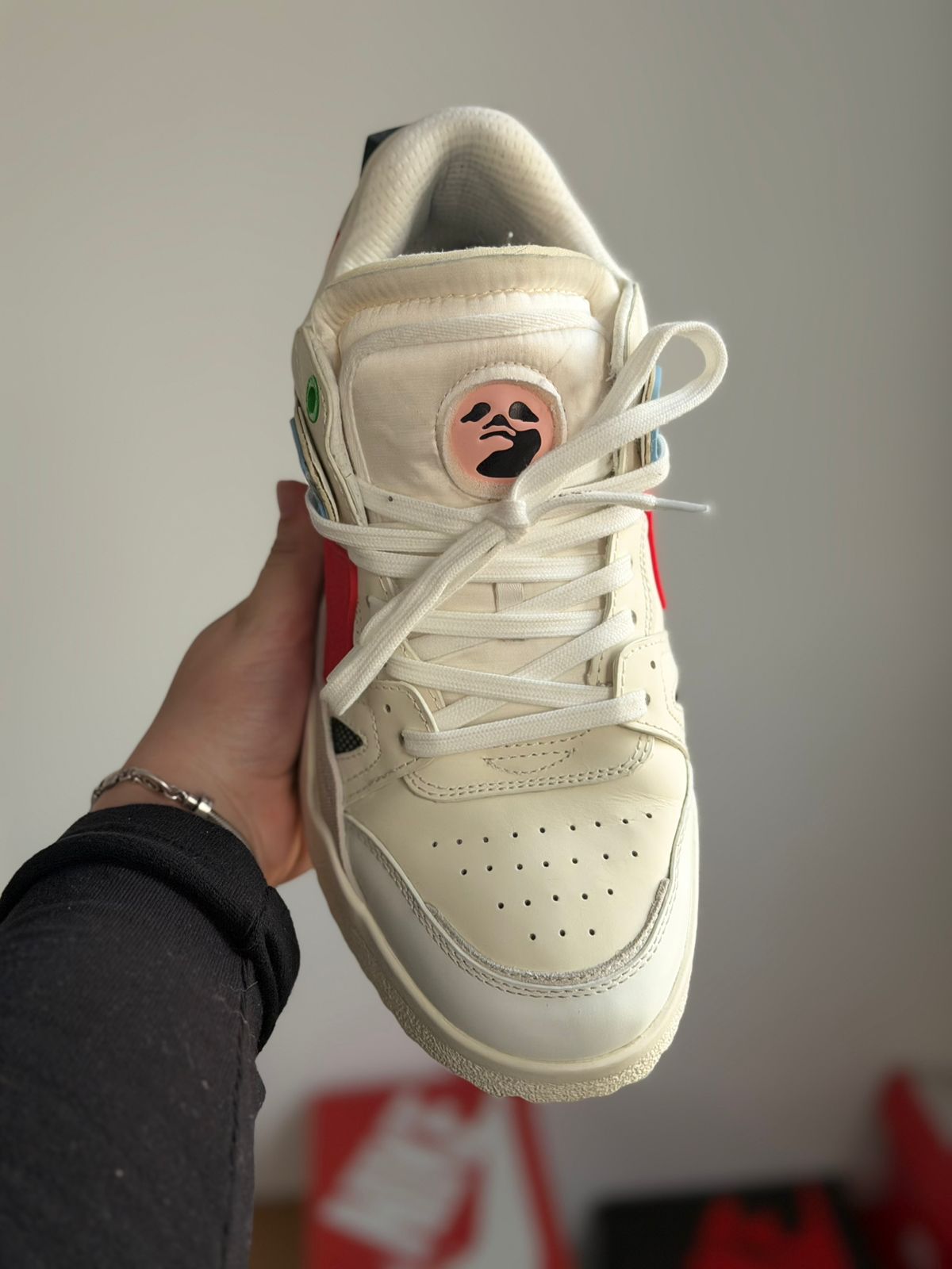 Off White Sponge Mid Leather (40/41, Pronta Entrega)