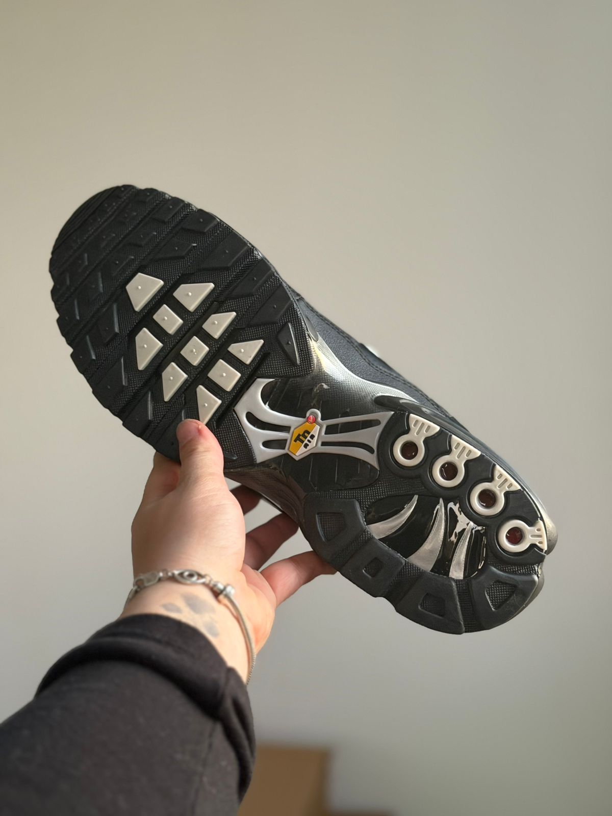 Air Max TN Plus Black Silver (42/43, Pronta Entrega)