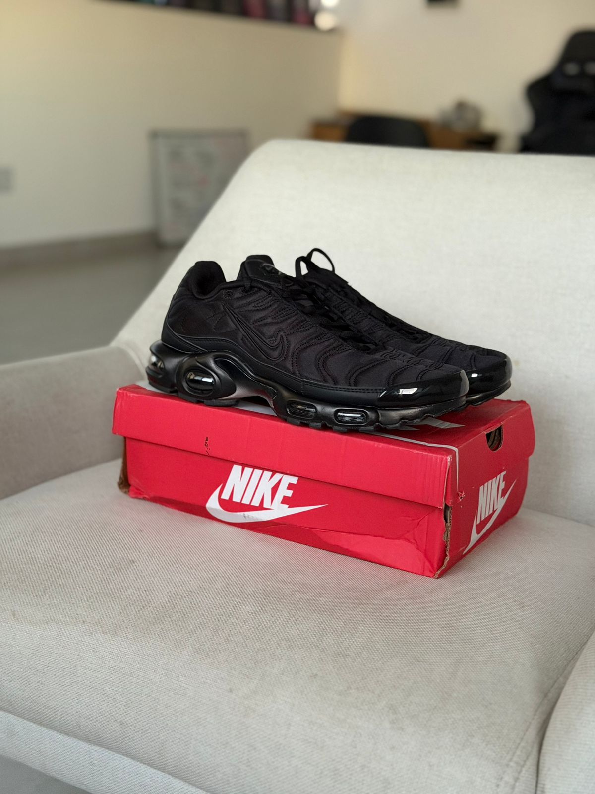 A Cold Wall x Nike Air Max Plus Black (39/41, Pronta Entrega)