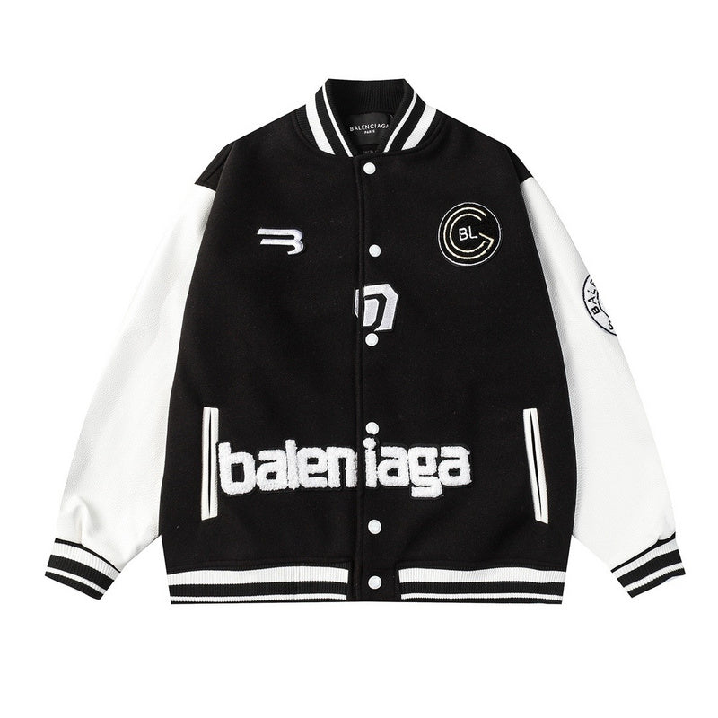 Varsity Jacket | Balenciaga | Black/White