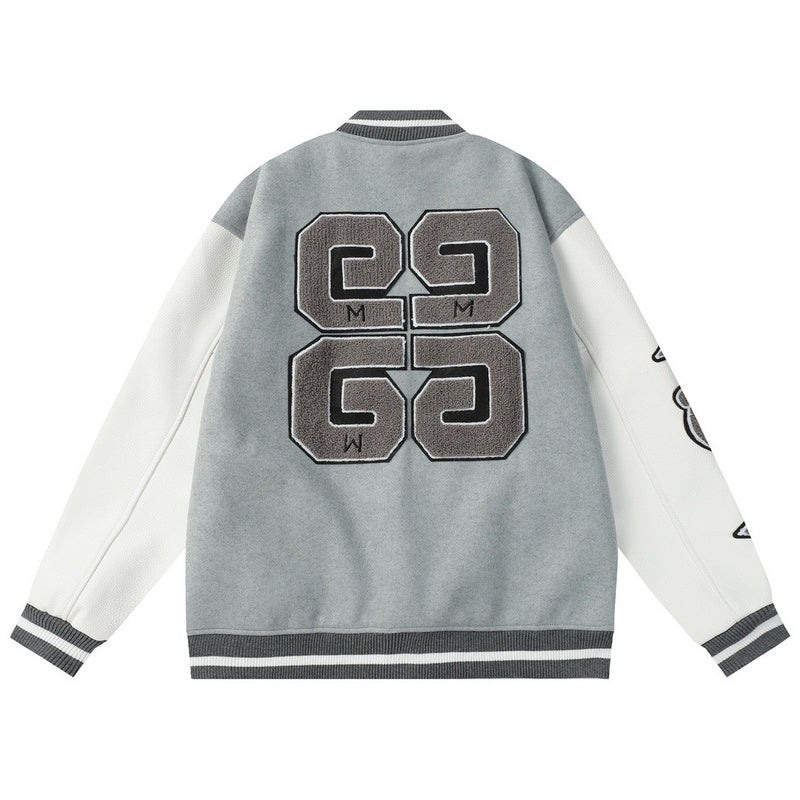 Varsity Jacket | Givenchy | Grey Bomber