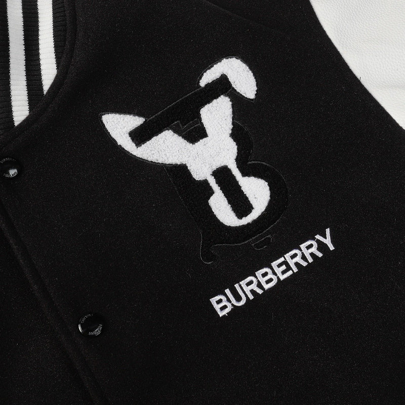 Varsity Jacket | Burberry | Black/White