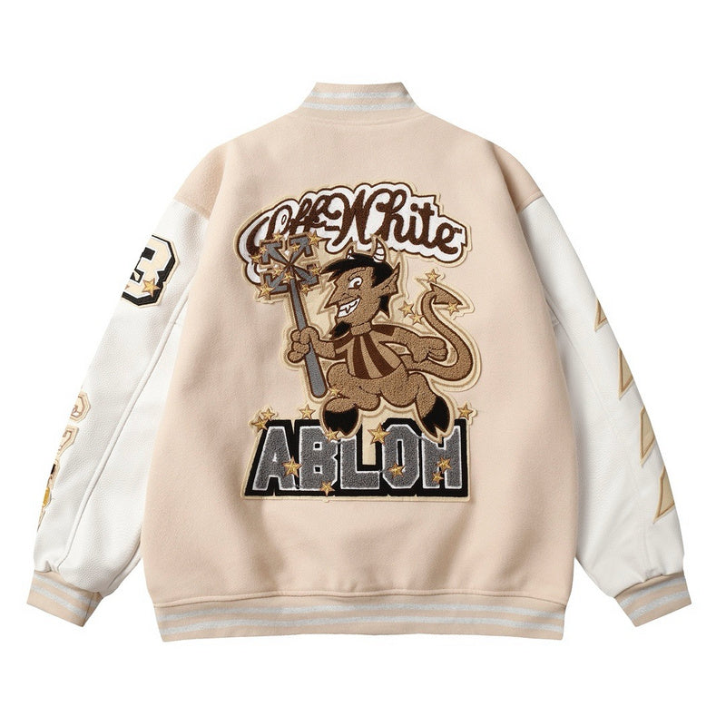 Varsity Jacket | Ac Milan Streaker | Off-White™