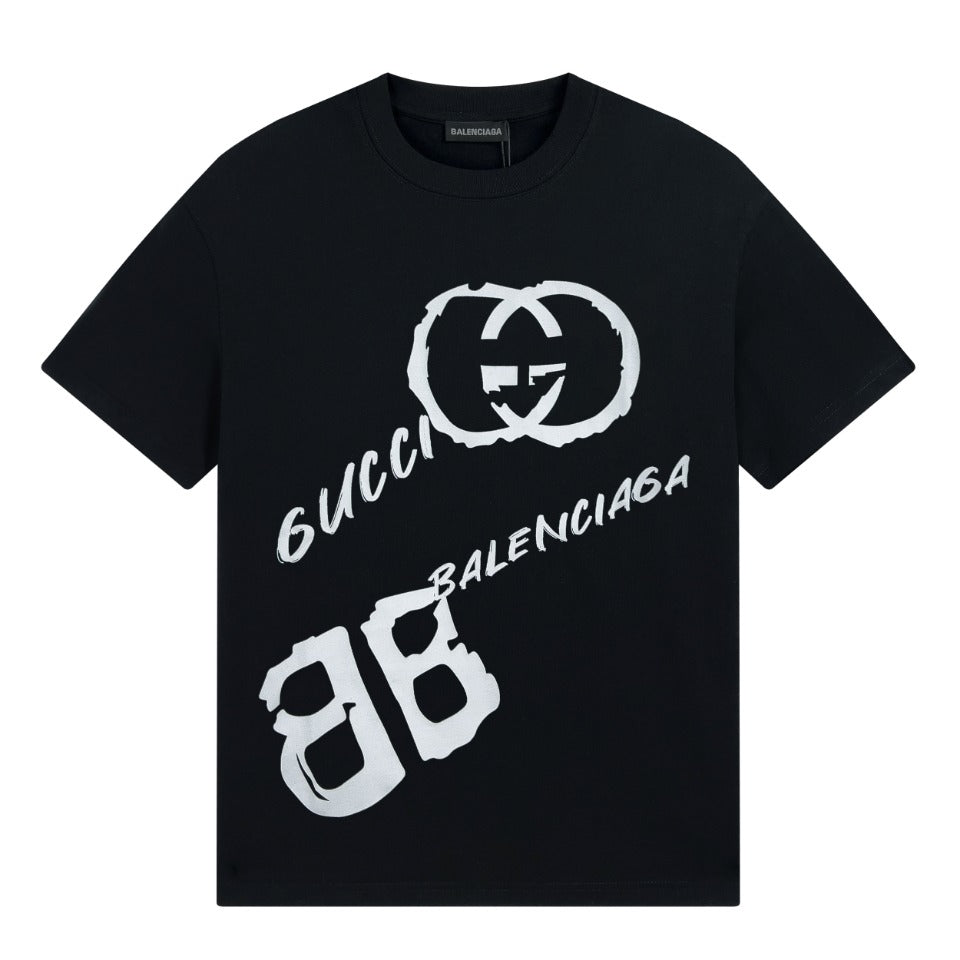 Camiseta Balenciaga X Gucci (Preta)