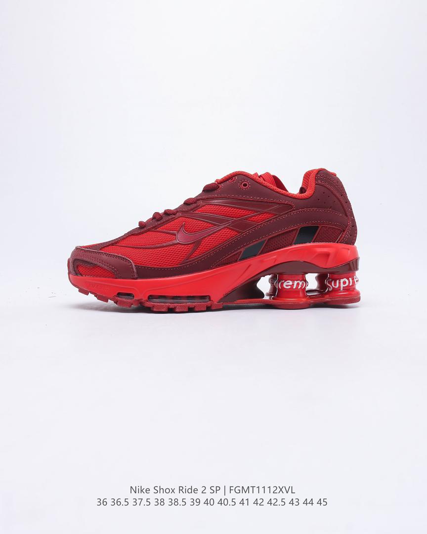 Nike Shox R4 x Supreme “Red”