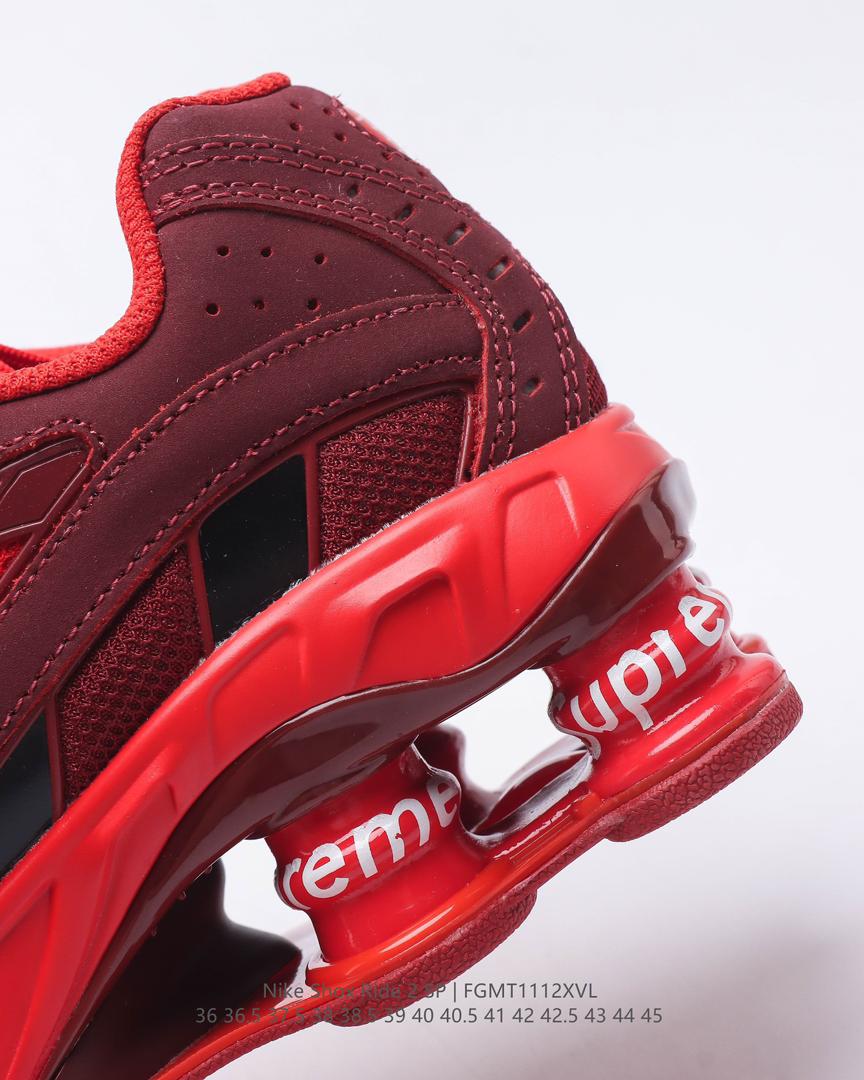 Nike Shox R4 x Supreme “Red”