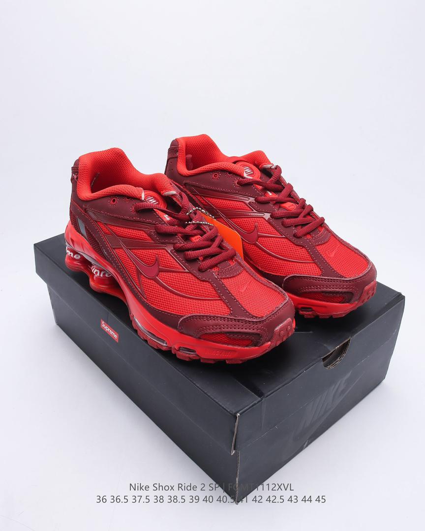 Nike Shox R4 x Supreme “Red”