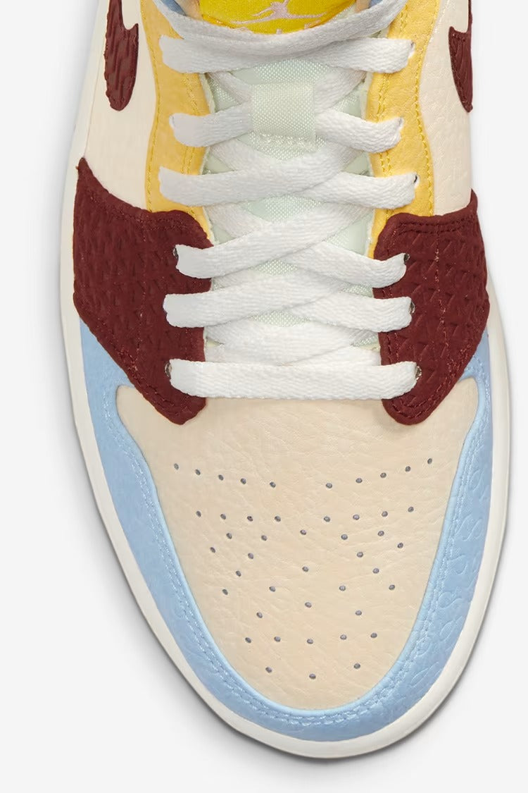 Nike Air Jordan 1 Mid Fearless Maison Chateau Rouge