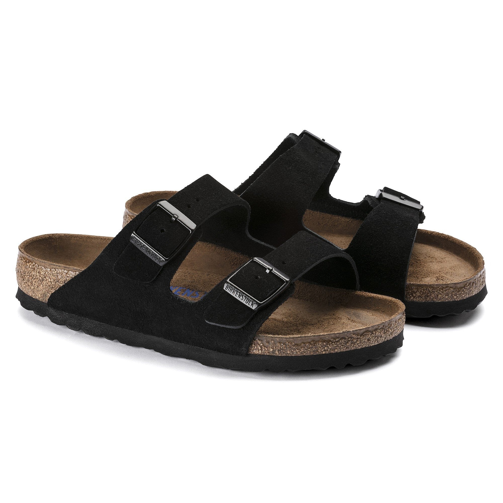 Birkenstock Arizona Suede Leather - Black
