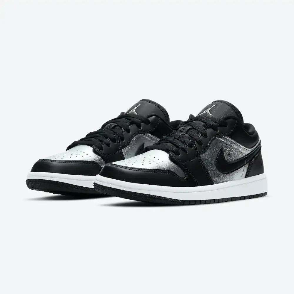 Nike Air Jordan 1 Low "Black Metallic Silver"