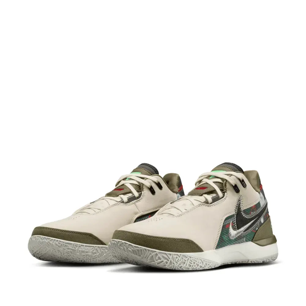 FaZe Clan x Nike Zoom LeBron NXXT Gen AMPD Light Cream Black Medium Olive