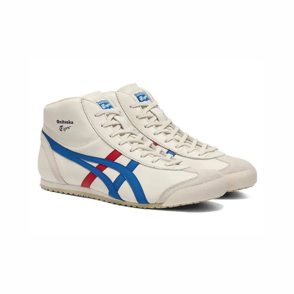 Onitsuka Tiger Mexico Mid Runner Cream Directoire Blue