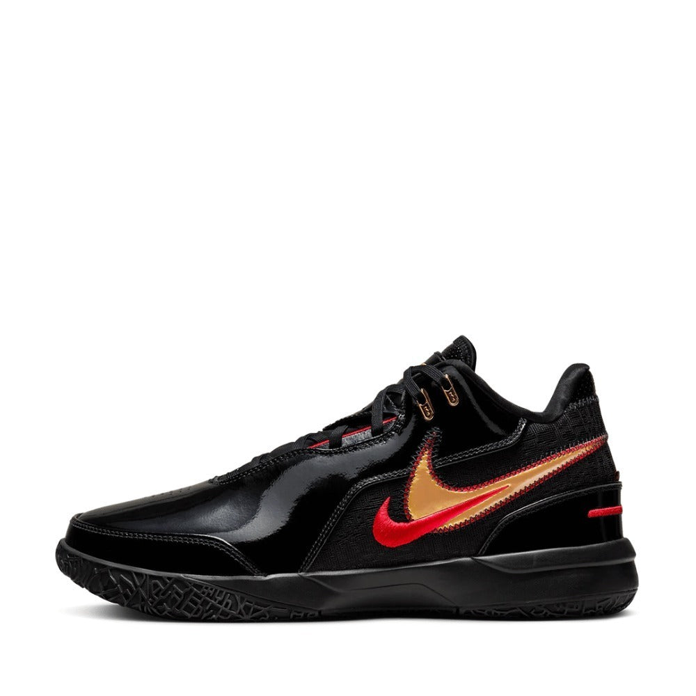 Nike Zoom LeBron NXXT Gen AMPD EP Black and Metallic Gold