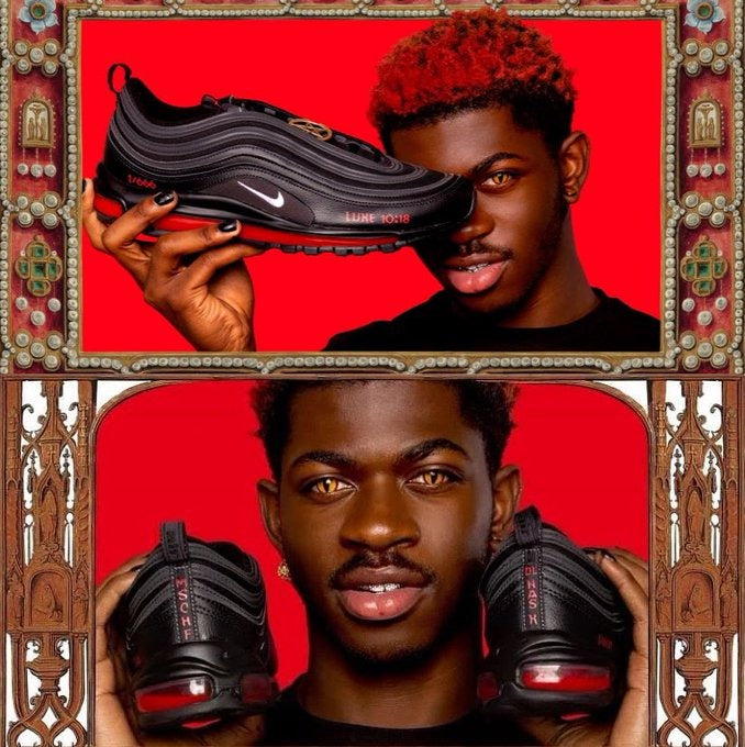 Nike Air Max 97 MSCHF x "Satan Shoes"