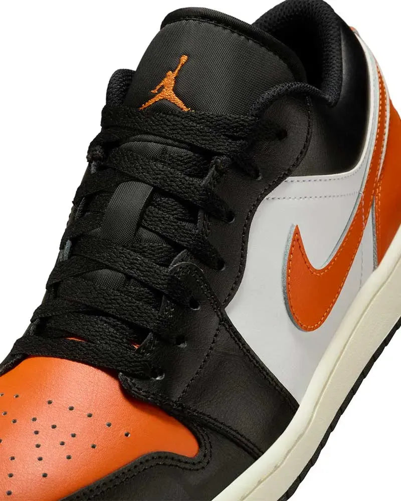 Air Jordan 1 Low Black White Sail Starfish