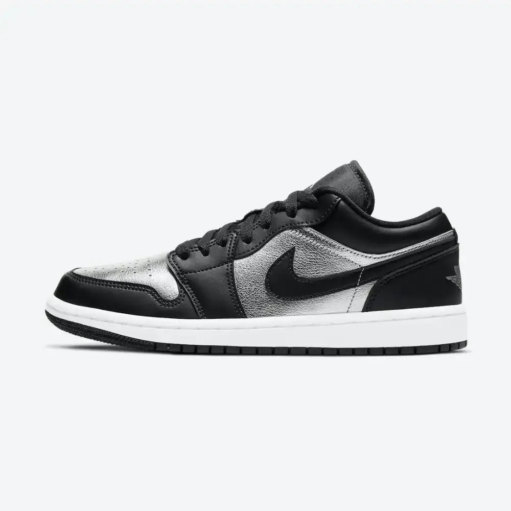 Nike Air Jordan 1 Low "Black Metallic Silver"