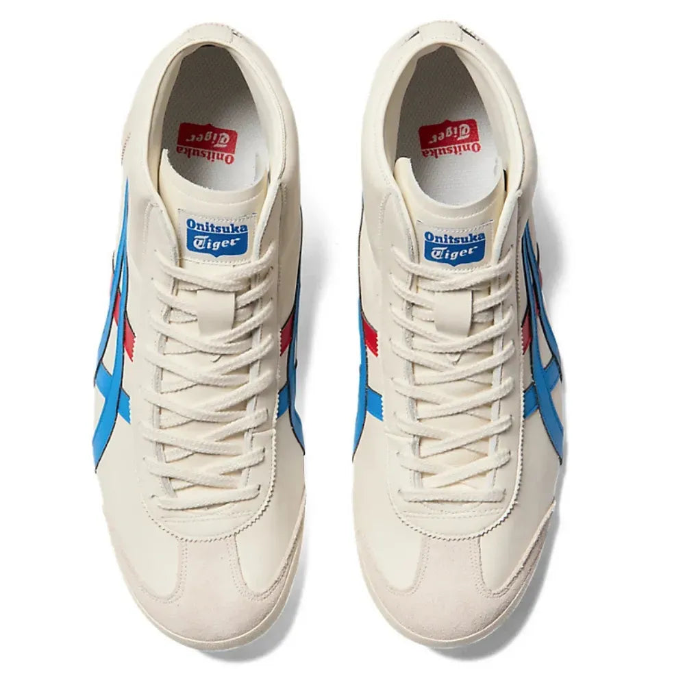 Onitsuka Tiger Mexico Mid Runner Cream Directoire Blue