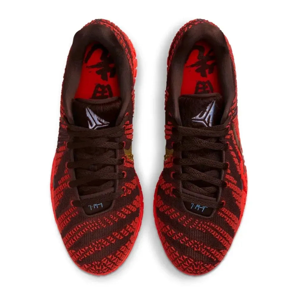 Nike Ja 3 Lunar New Year Light Chocolate and Bright Crimson