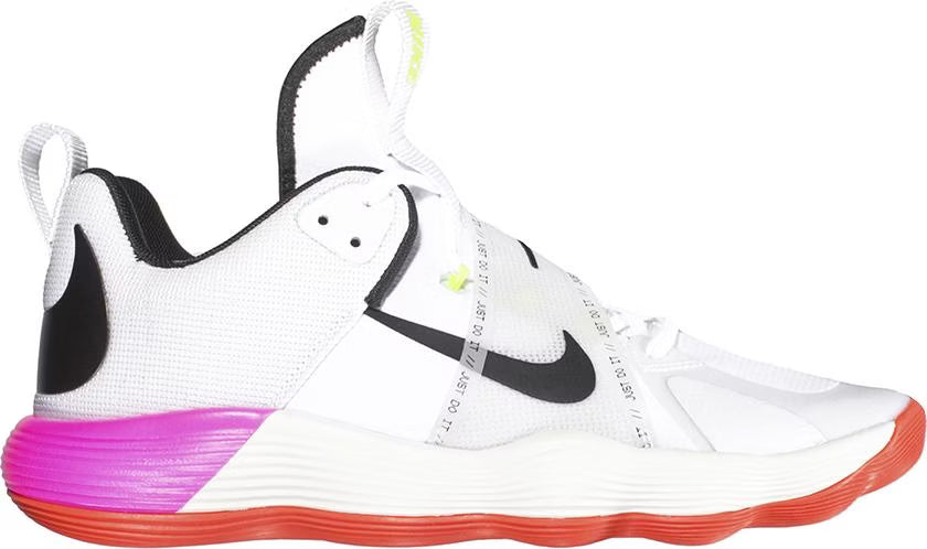 Nike React Hyperset "Branco e Rosa"