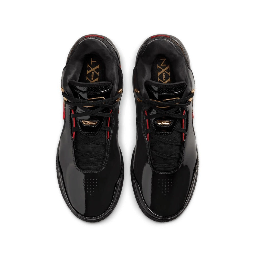 Nike Zoom LeBron NXXT Gen AMPD EP Black and Metallic Gold