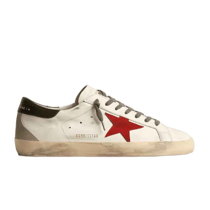 Golden Goose Super Star "White Red"