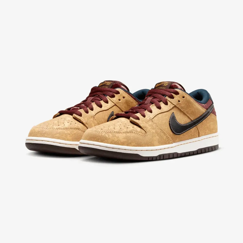 Nike SB Dunk Low Pro "Celestial Gold and Dark Team Red"