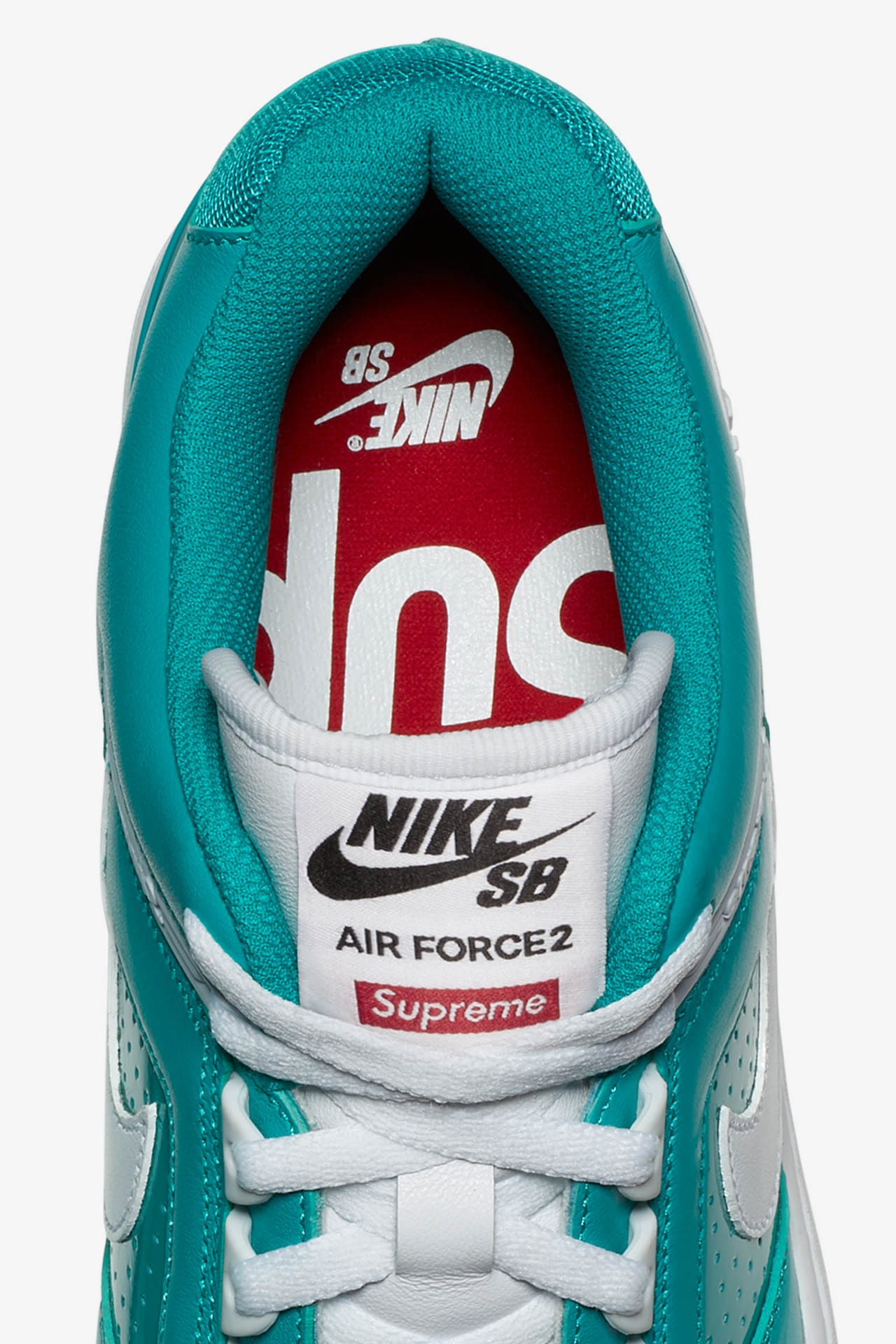 Nike SB Air Force 2 Low x Supreme "New Emerald"