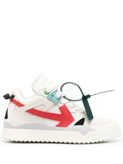 Off White Sponge Mid Leather