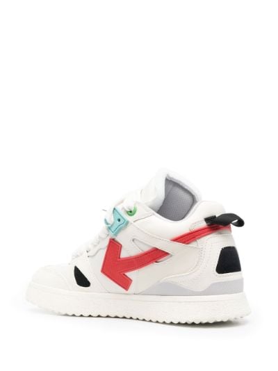 Off White Sponge Mid Leather