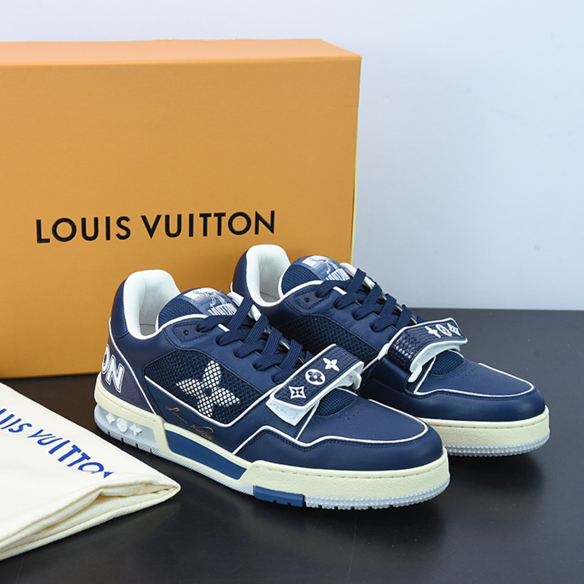 Louis Vuitton Trainer "Navy Blue"