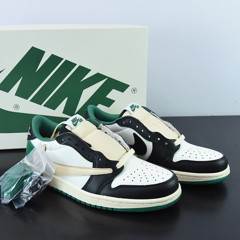 Nike Air Jordan 1 Low "White/Green"