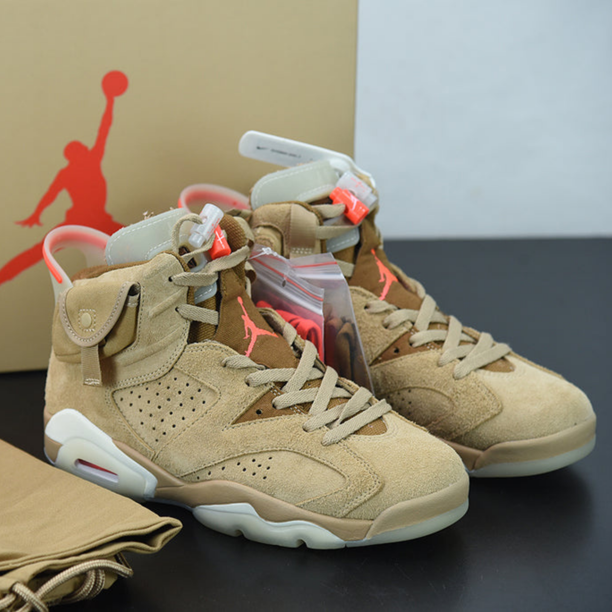 Travis Scott x Air Jordan VI "British Khaki"