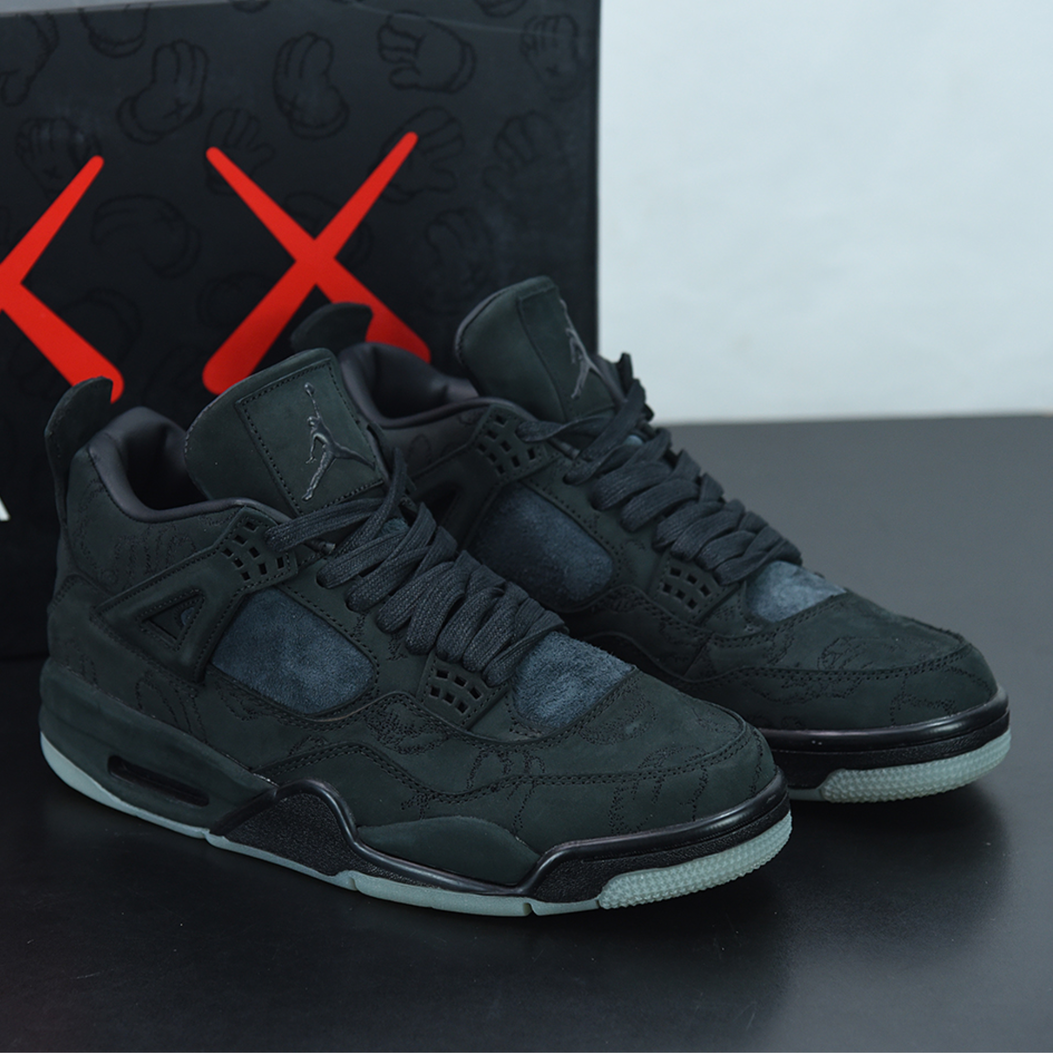 KAWS x Air Jordan 4 Retro Black