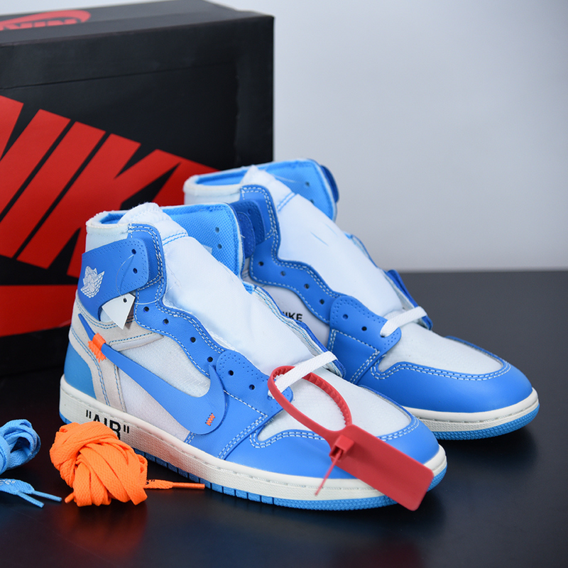 Nike Air Jordan 1 Retro High X Off-White "University Blue"